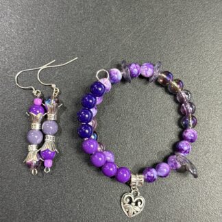 Bracelet Earrings Set