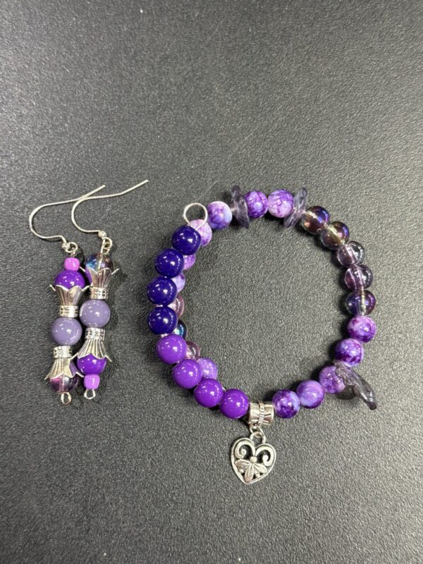 Bracelet Earrings Set